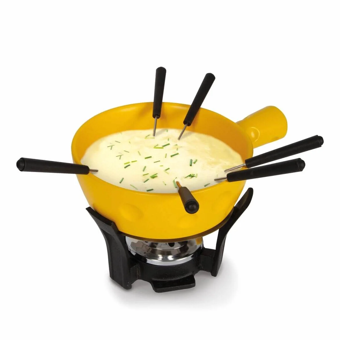 Boska Super Cheesy Zestaw do fondue 1,3 l Żółty