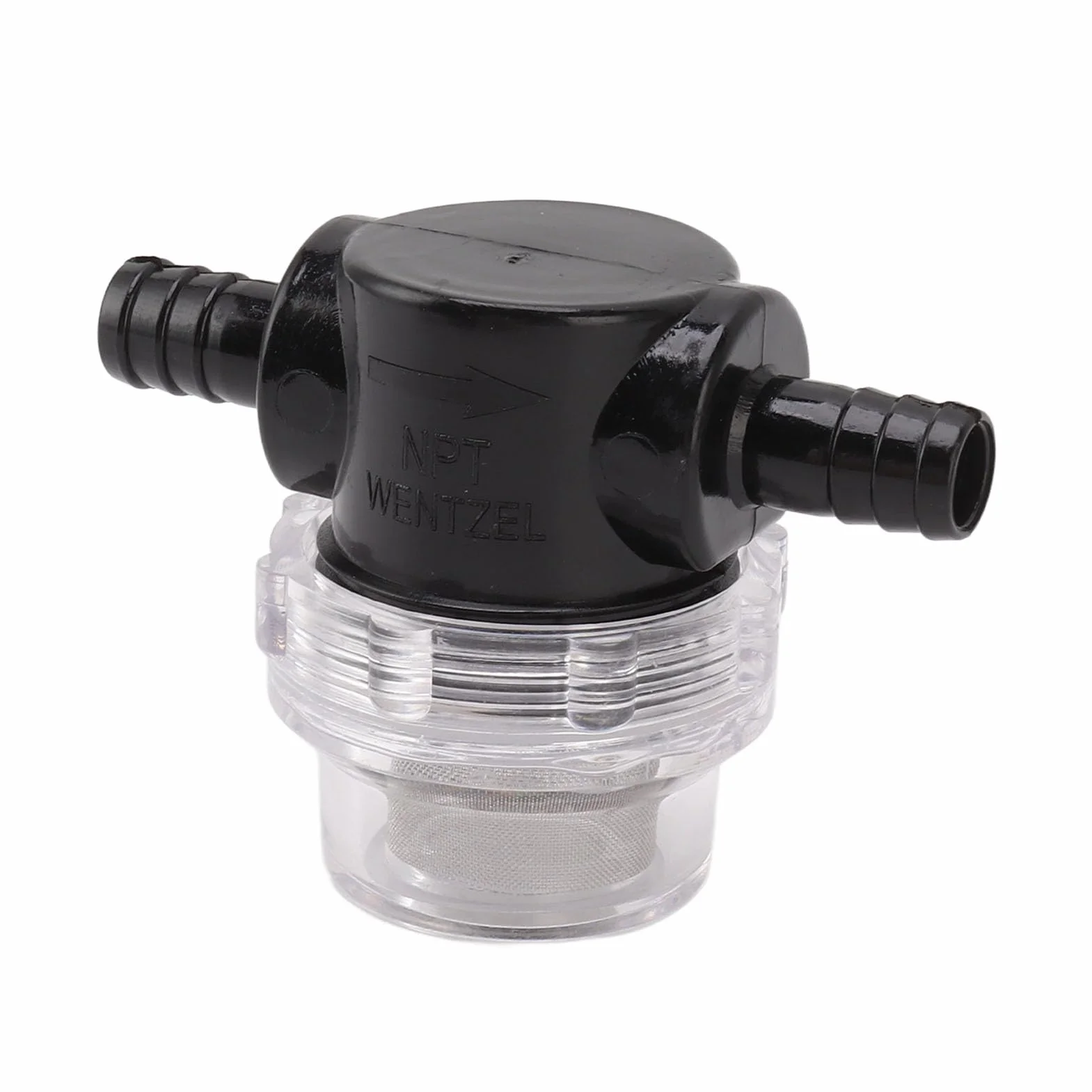 Haofy Sitko Pompy Wodnej 50 Mesh Stal Nierdzewna G1/4 Twist On – Filtr do Nawadniania z przezroczystą obudową Łatwe Monitorowanie i Zapobieganie Zatykaniu dla łodzi Morskich RV, Trawników i urządzeń