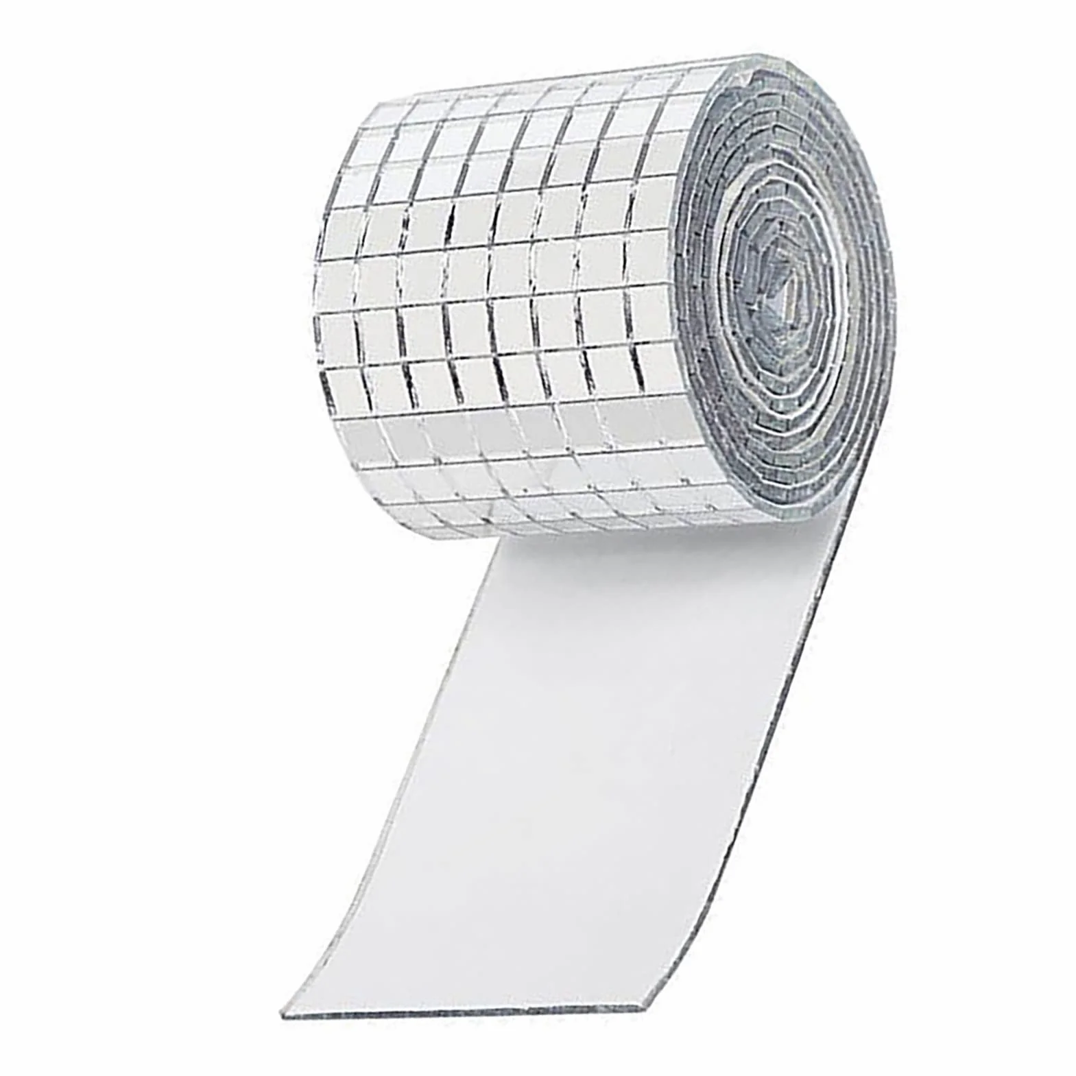 3 Sztuki Samoprzylepne Szklane Lustro Płytki Mozaiki - Małe Kwadratowe Naklejki 4x100 Cm dla DIY Craft Dekoracje, Disco Ball na Imprezę (Srebrny)
