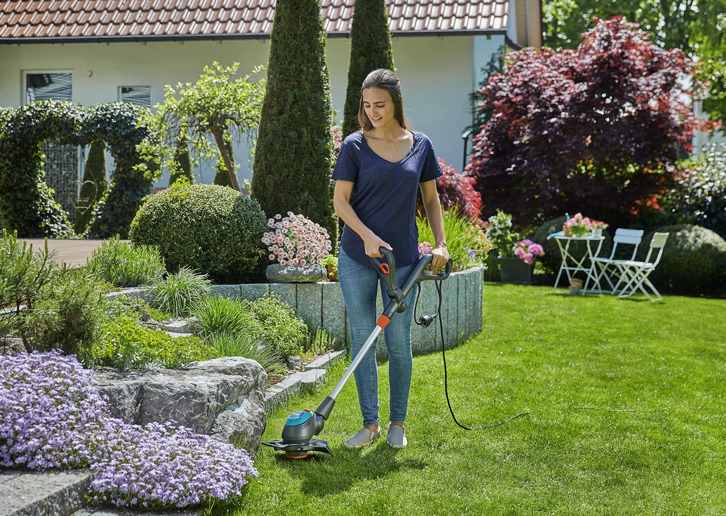 Gardena pokrywa szpuli do Turbotrimmer EasyCut 450/25, ComfortCut 550/28 PowerCut 650/28 (nr art. 9870, 9872, 9874): Gardena oryginalna część zamienna, do ochrony głowicy podkaszarki (05343-20)