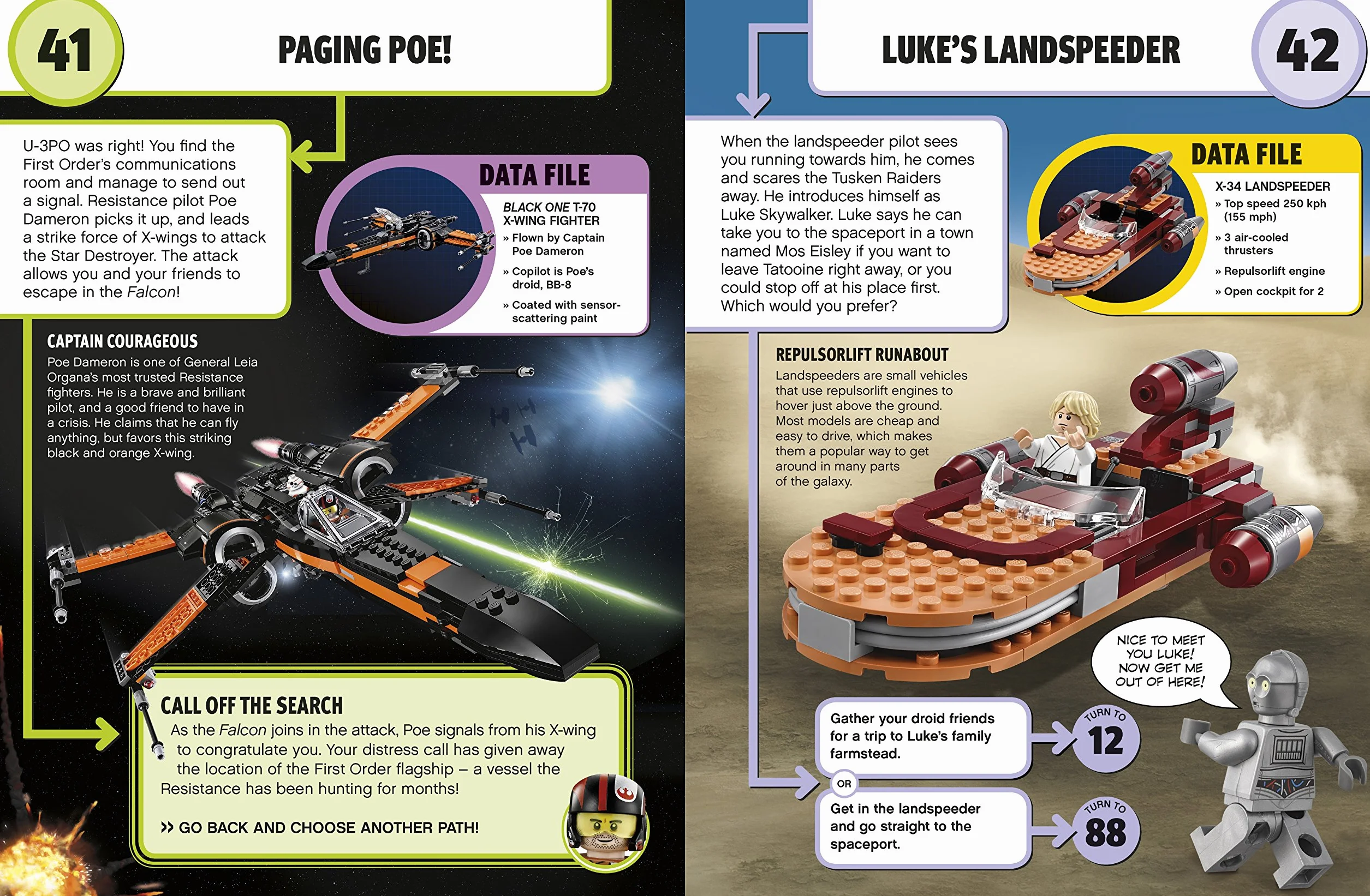 LEGO Star Wars Choose Your Path: Includes U-3PO Droid Minifigure