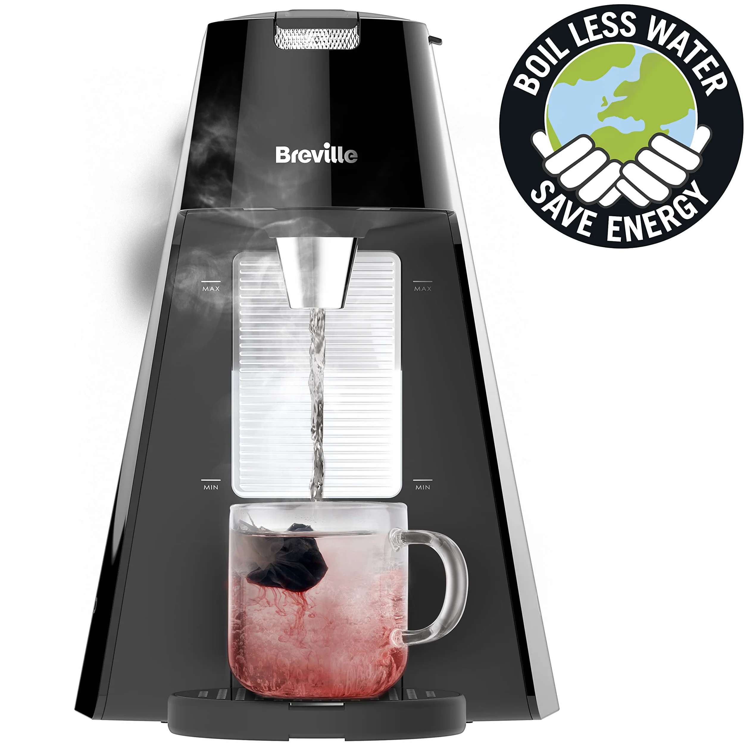 Breville VKT124 HotCup Dozownik ciepłej wody 3 KW 1,7 l czarny