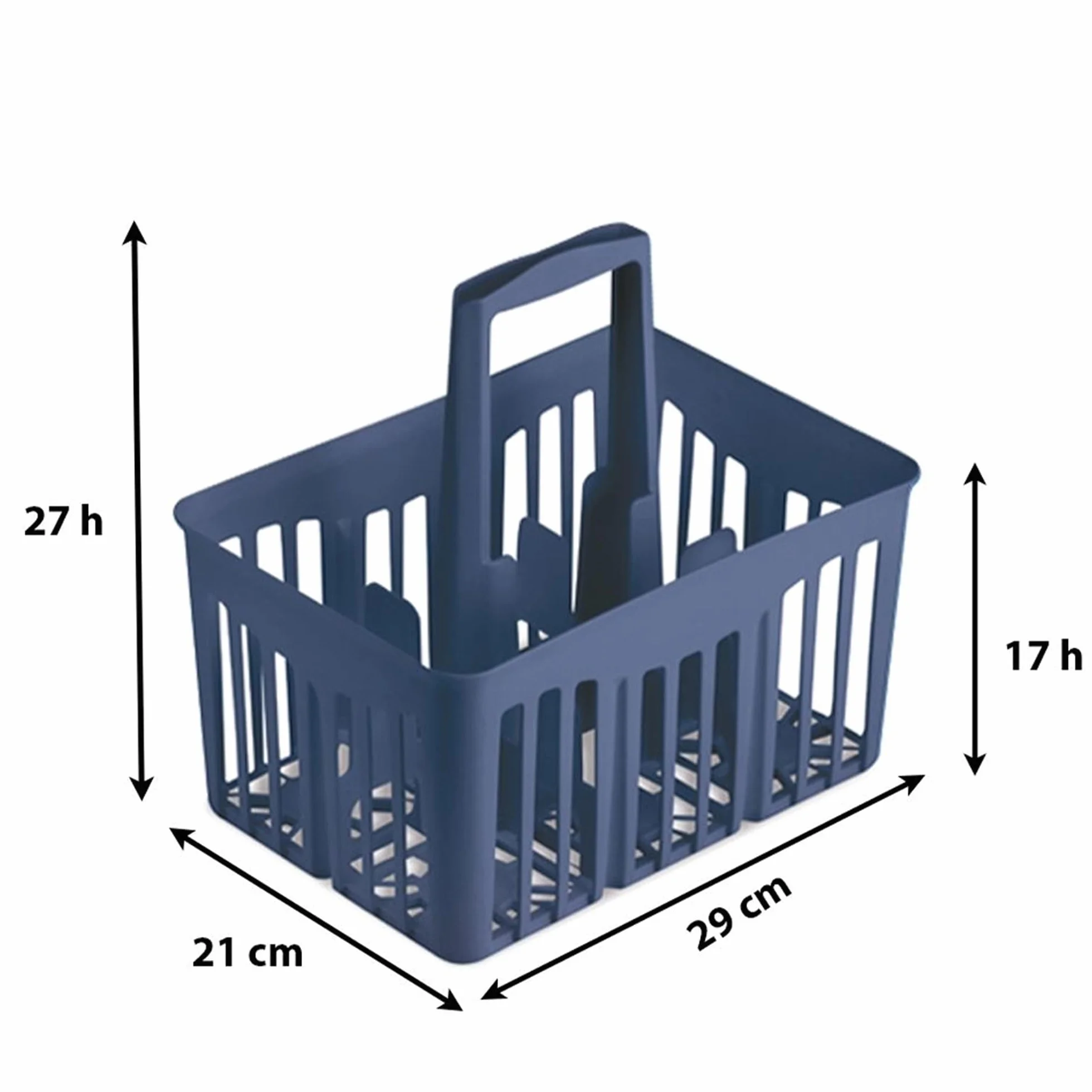 Stefanplast uchwyt na butelkę 1 litra niebieski capri 30 x 21 x 28 cm