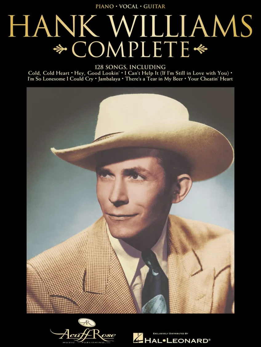 Hank williams complete piano, voix, guitare