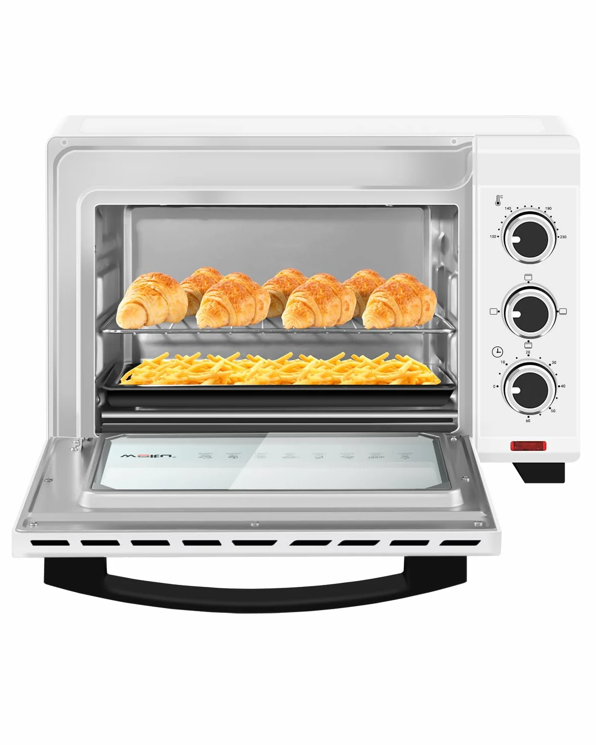 WOLTU mini piekarnik 20 litrowy 1400W biały z timerem 100-250°C