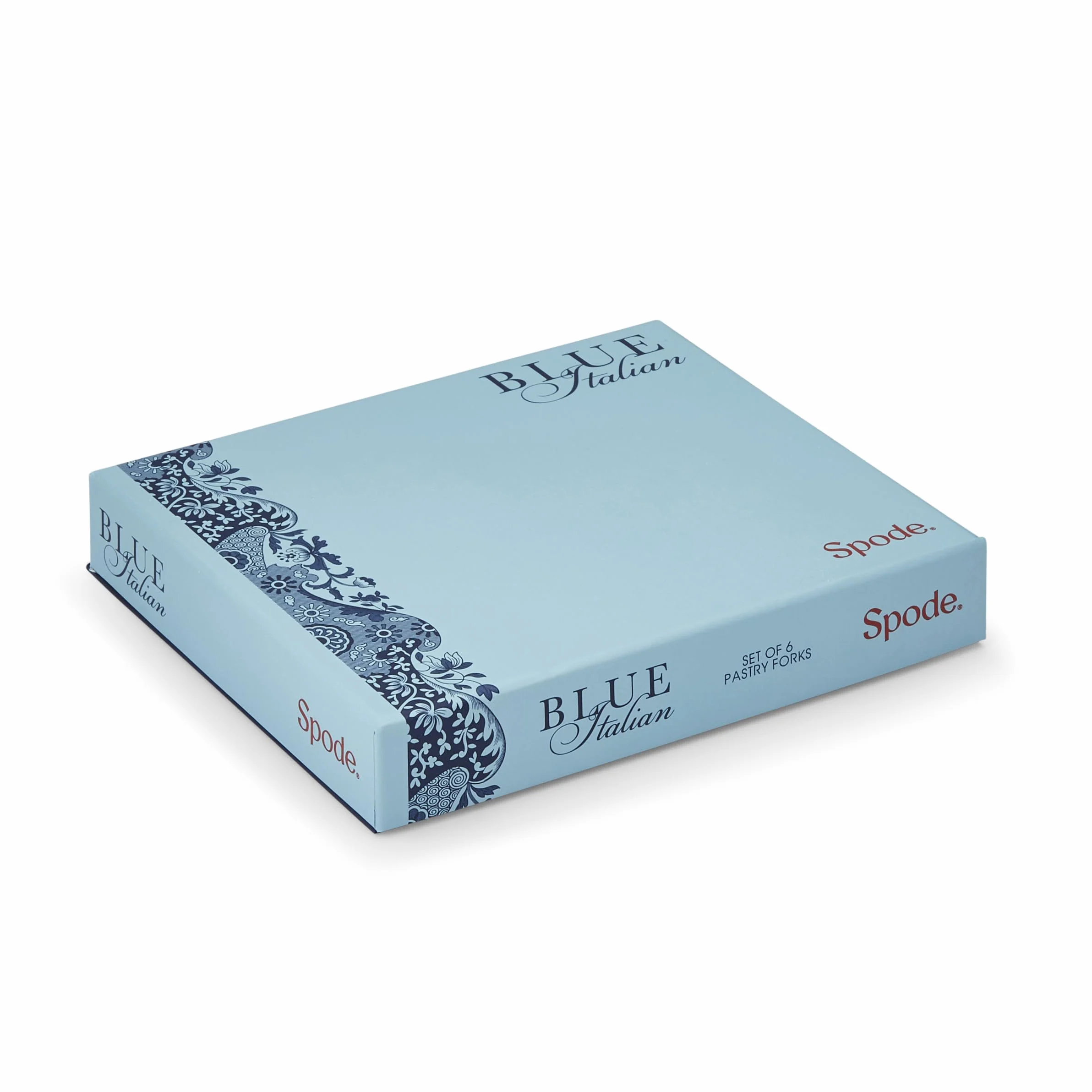 Portmeirion Home & Gifts Widelce do ciasta S/6, niebieski i biały