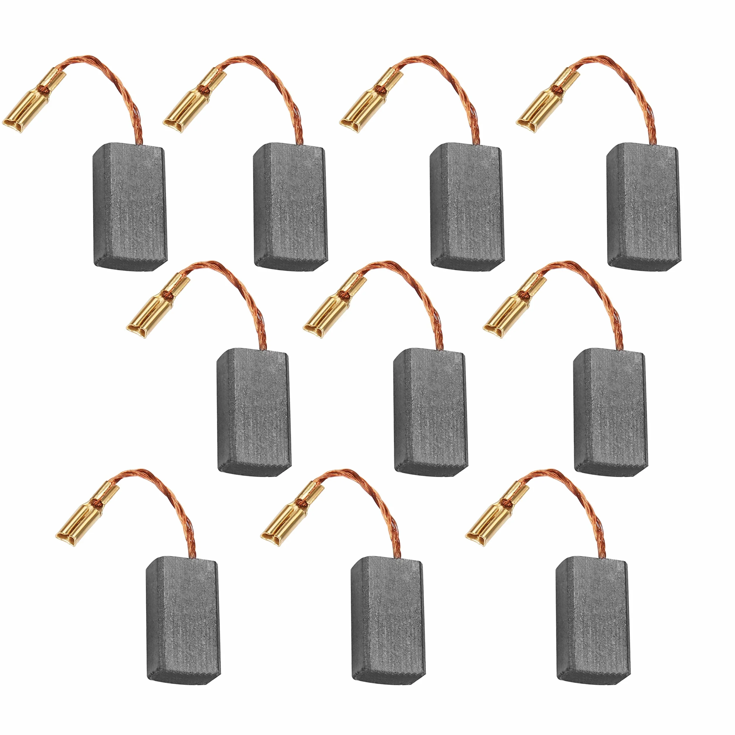 WANGCL Szczotki węglowe do silnika Bosch A86C, 10 sztuk, szczotki elektryczne S1M-Ff03-100A/6-100, 5 x 8 x 15