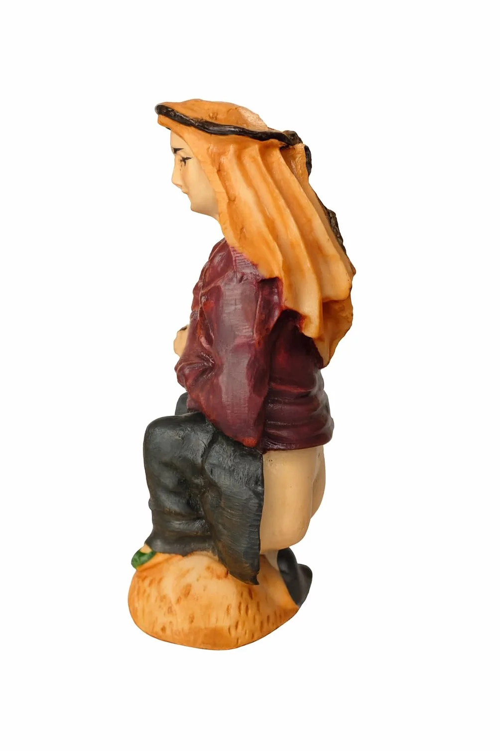 Caganer lub caganet belen. Ulubieniec figurek do szopki. Bożonarodzeniowa ozdoba do szopek Bożonarodzeniowa figura cagon belen.