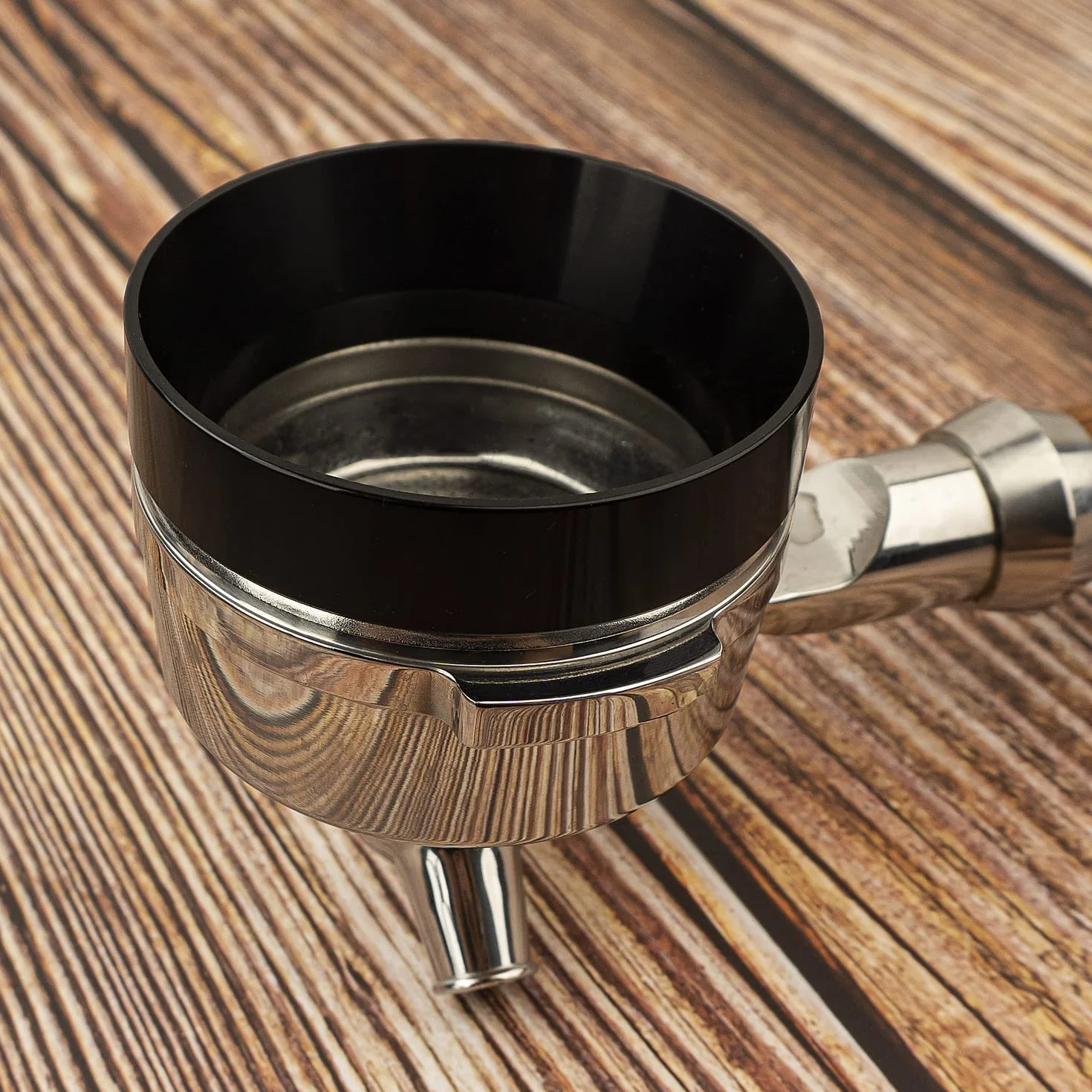 Pierścień dozujący 58 mm sitko do kawy lejek espresso czarny