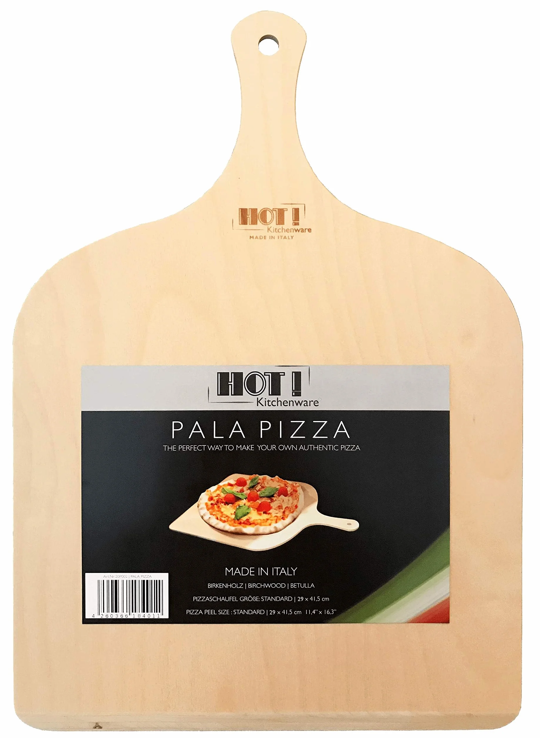 Łopatka do pizzy z drewna brzozowego 29 x 41,5 cm
