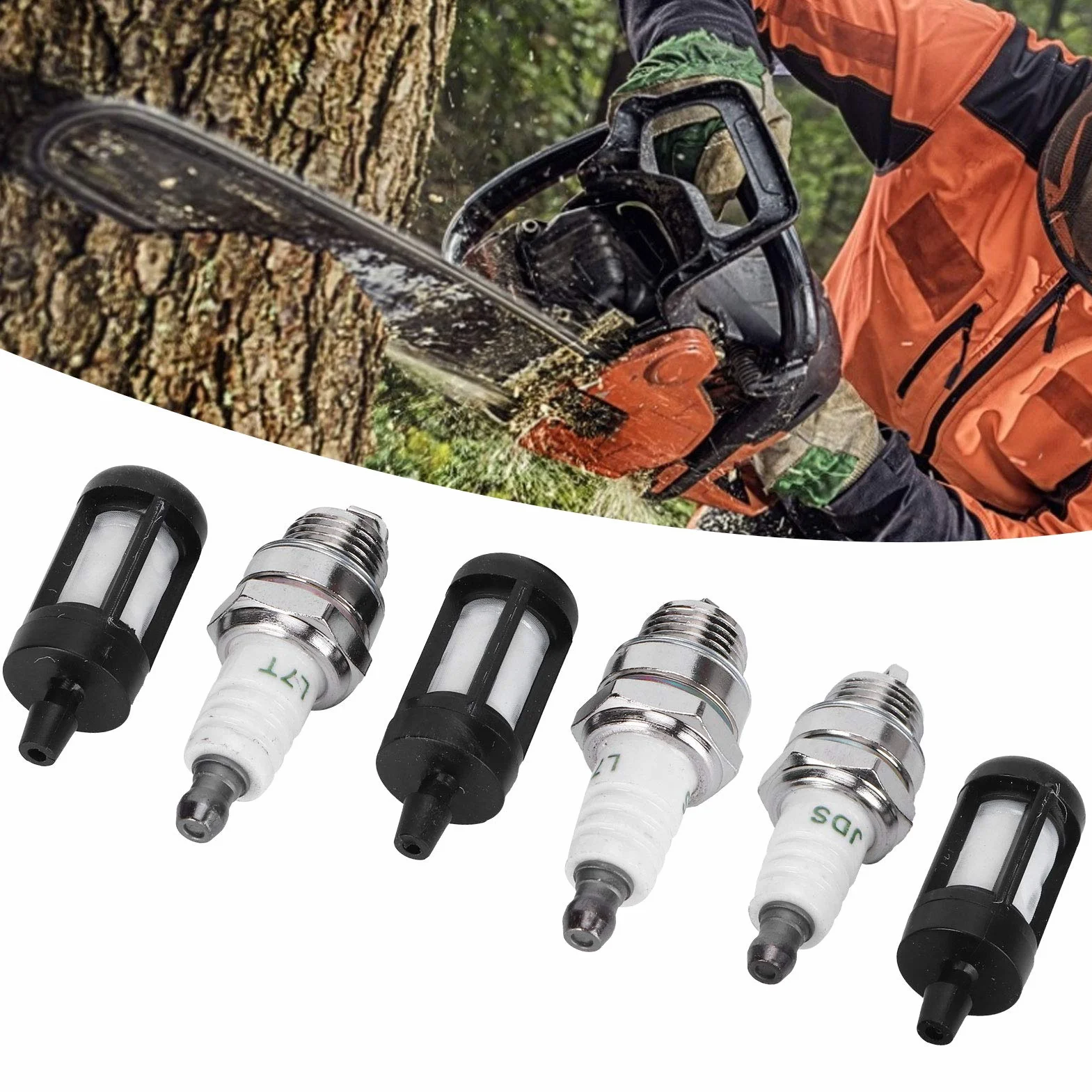 Piła łańcuchowa akcesoria filtr powietrza filtr paliwa świeca zapłonowa zestaw pasuje do Stihl MS180 MS170 018 017 MS 180 170