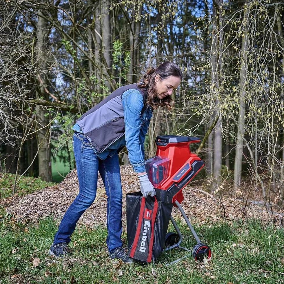 Einhell Redaxxo 36/25 Rozdrabniacz Gałęzi, Czerwony/Czarny