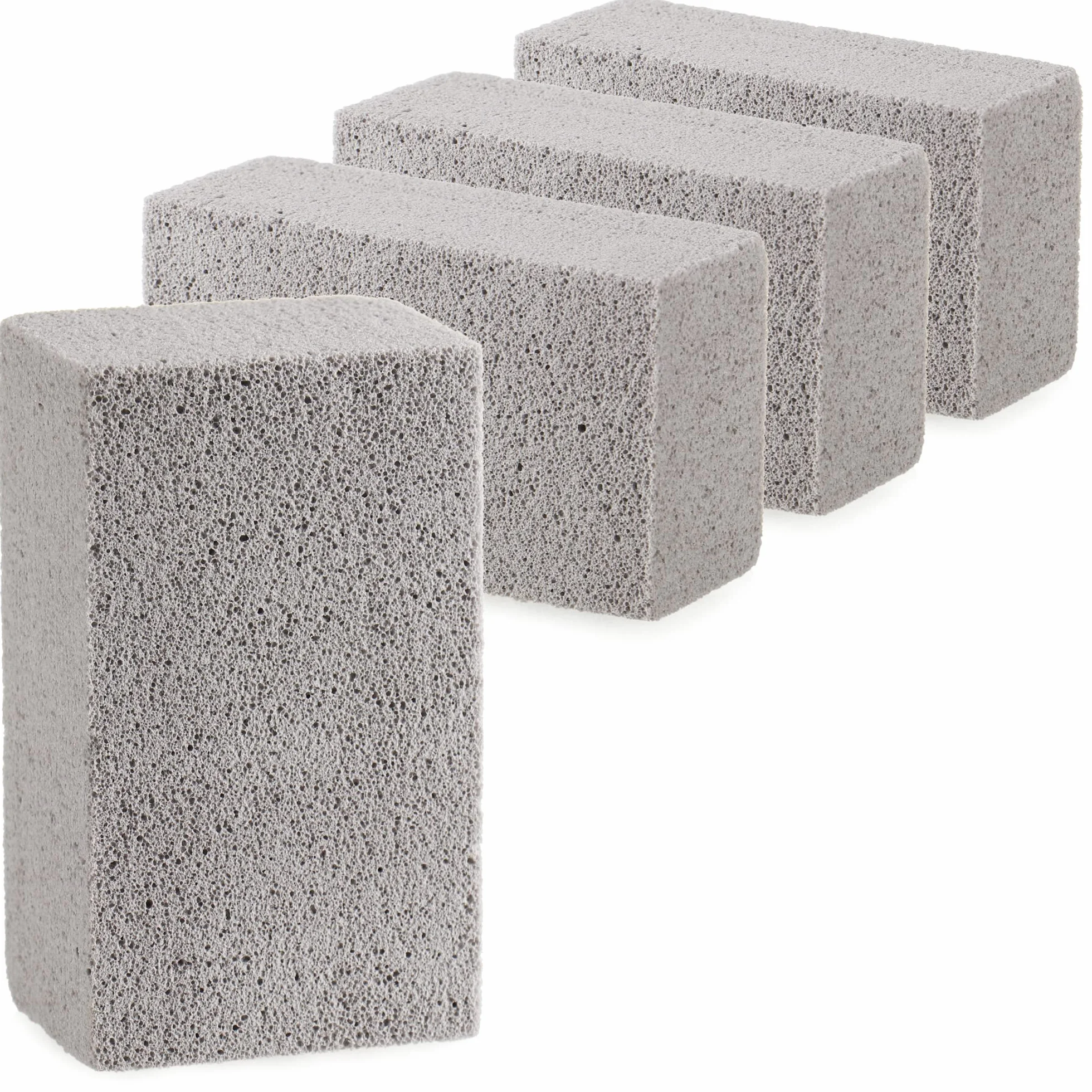 COM-FOUR® 4x kamien do czyszczenia grilla - pumeks do czyszczenia róznych powierzchni - skrobaczka do garnków wielokrotnego uzytku - kamien do czyszczenia (04 sztuki - Kamien do czyszczenia grilla)