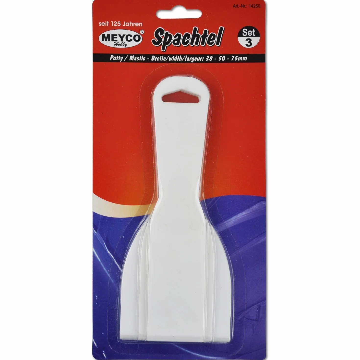 Meyco Hobby plastikowa szpachelka do grilla, 3 sztuki