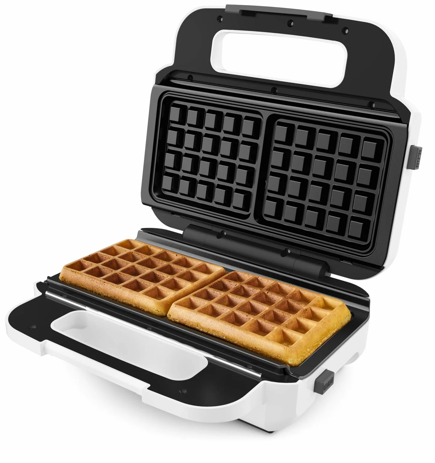 TEFAL SW7011 Snack XL Opiekacz do kanapek i gofrów, duża pojemność, 2 komplety płyt w zestawie, szybkie nagrzewanie, 850W, Możliwość przechowywania w pionie, Wielokolorowy