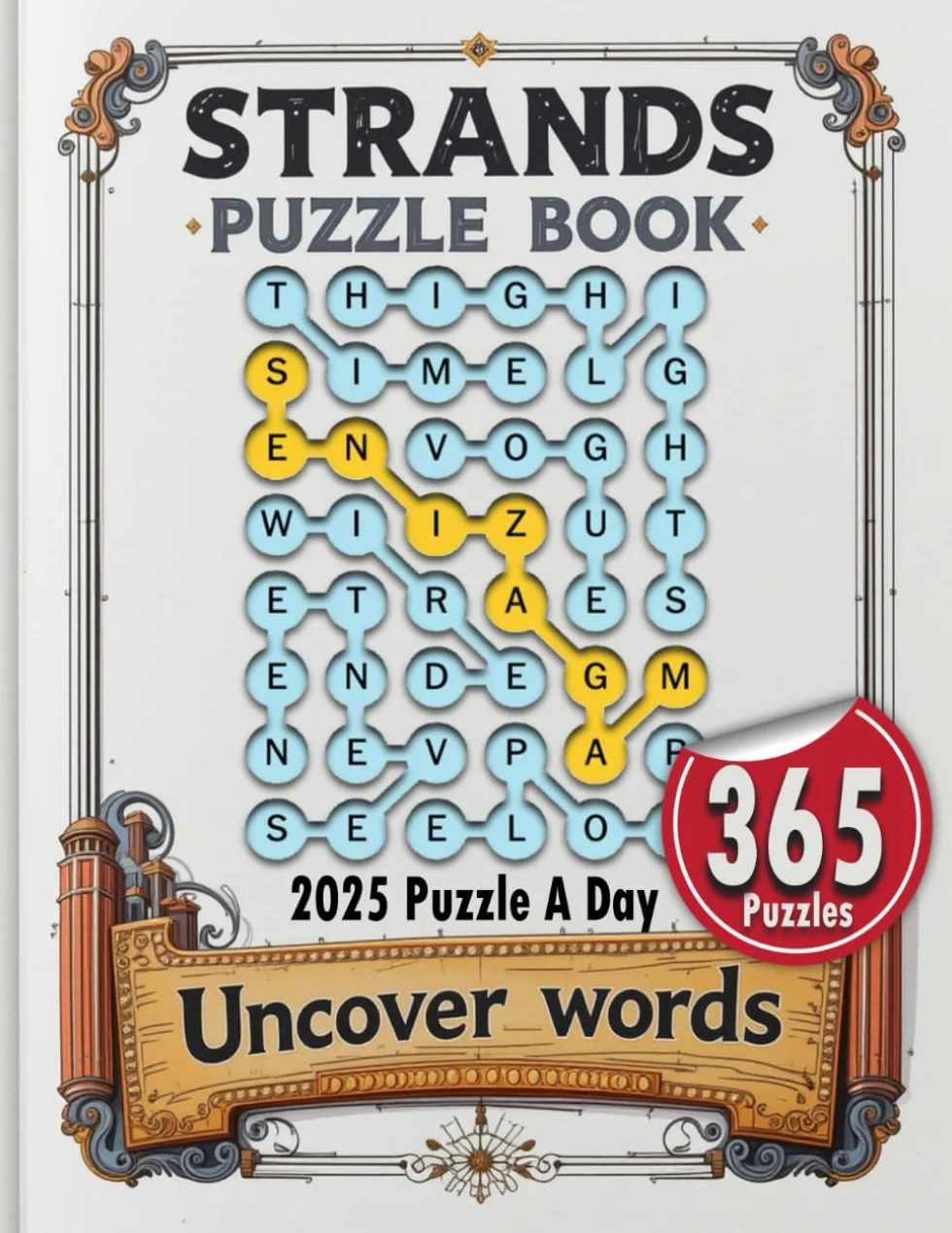 Strands Puzzle Book: Find the Words, Puzzles and Solution.