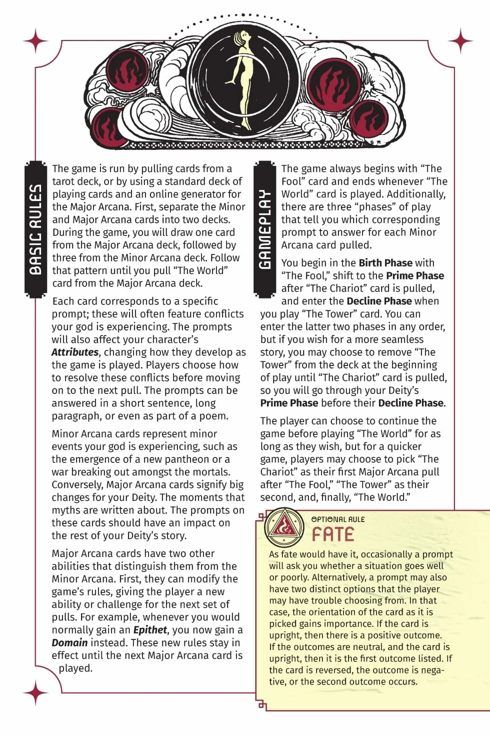 Deify: A Mythical Solo Role-Playing Game