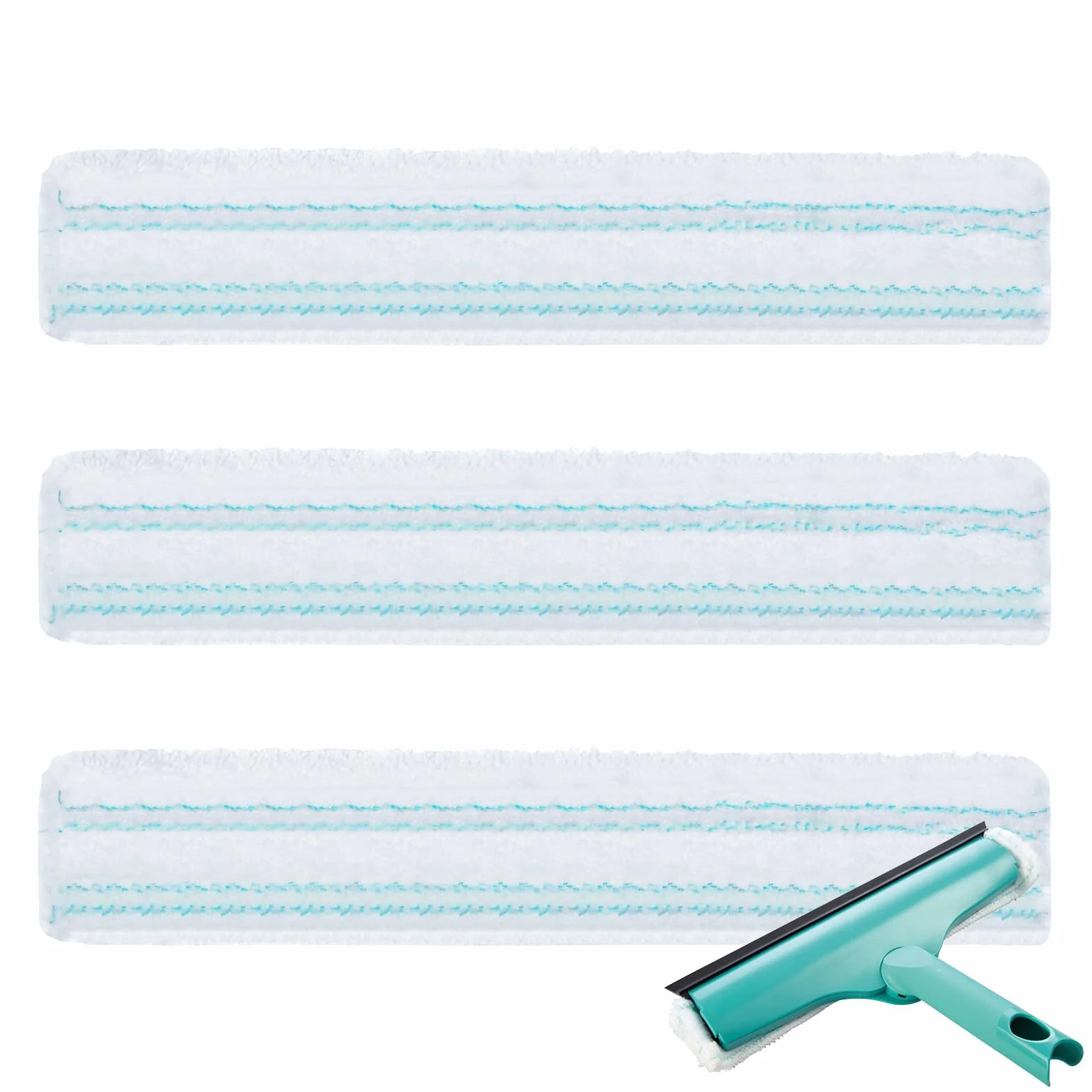 Leifheit Window & Frame Cleaner L zamienny pokrowiec z mikrofibry do myjki okiennej