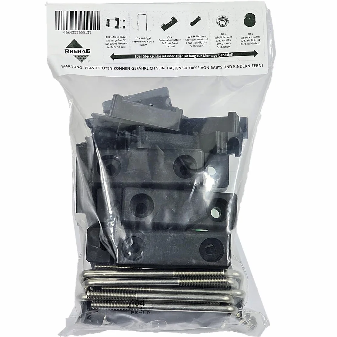 Zestaw montażowy GF 60 x 40, 10 sztuk, 10 sztuk