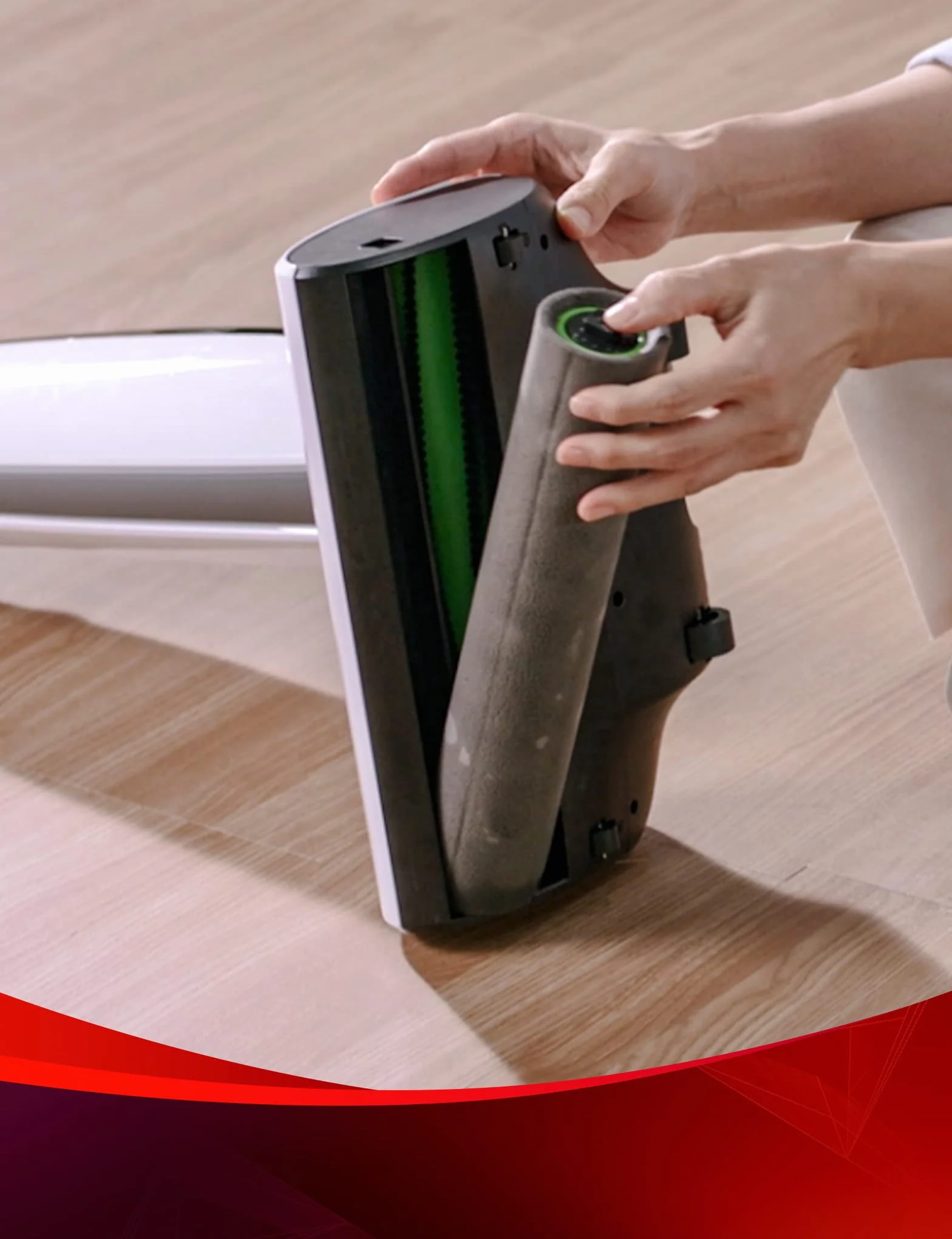 HIZERO Wałek czyszczący F803 & F801 Bionic elektryczny mop, zalecana wymiana co cztery miesiące.