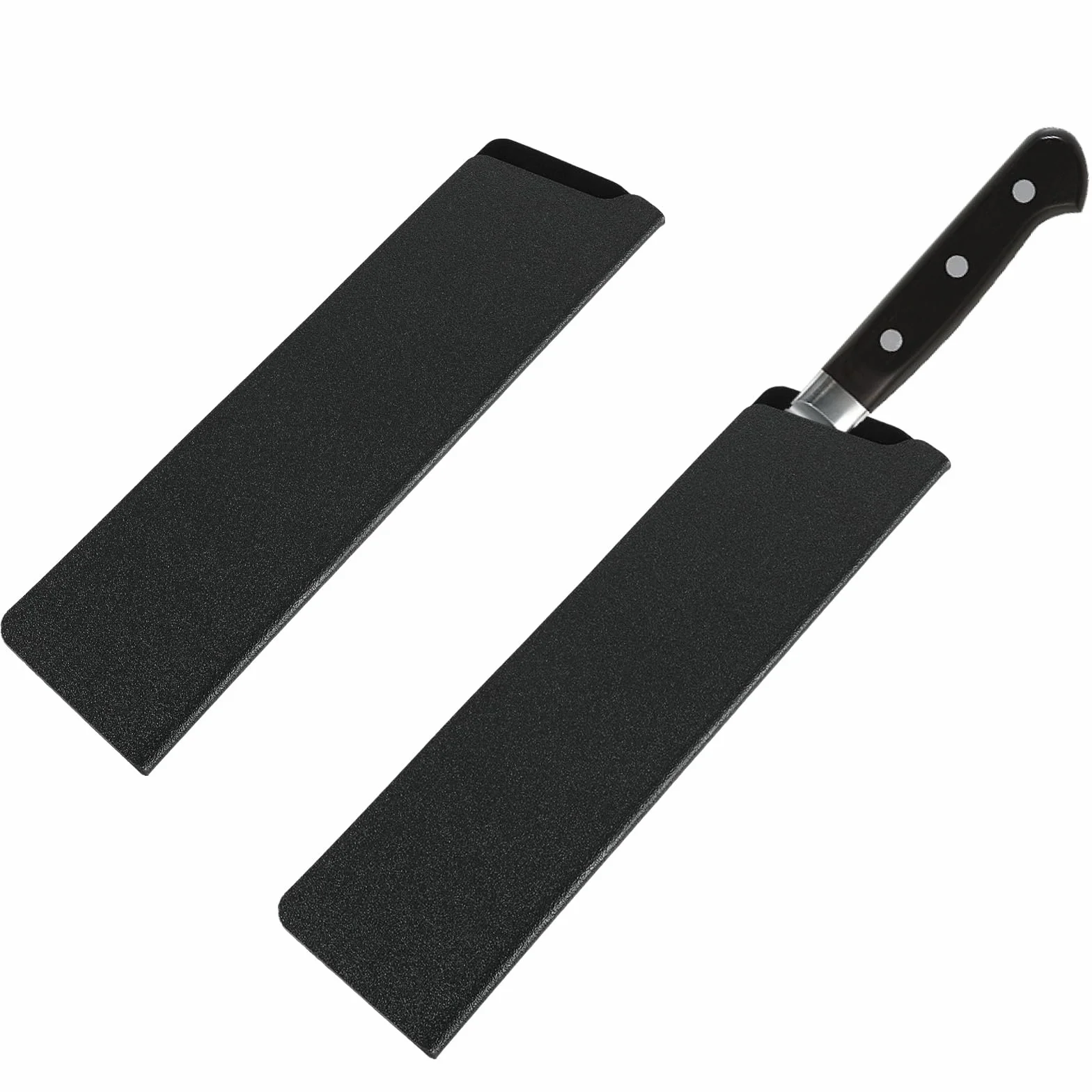 Etui ochronne na noże szefa kuchni 22 x 5,5 cm ABS polar czarna pochwa