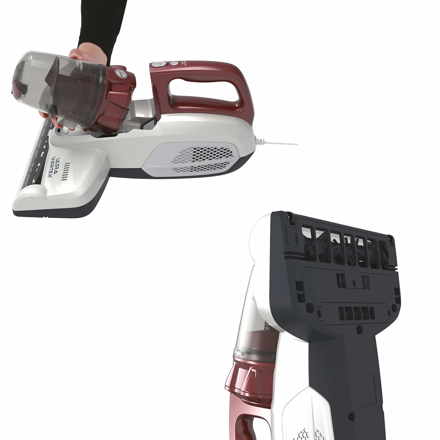 Odkurzacz Hoover Ultra Vortex 20 WW 18 VV Biały Czerwony