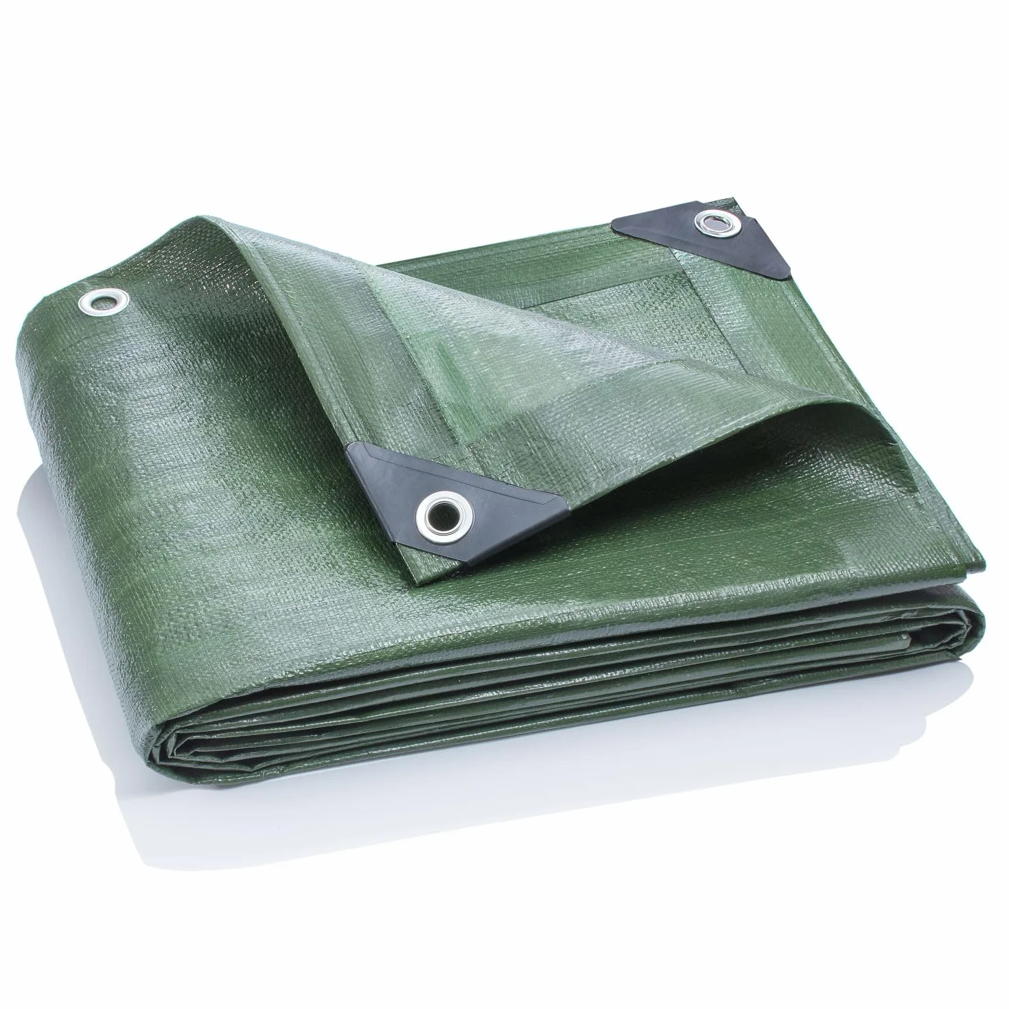 GardenMate Plandeka z tkaniny 120 g/m², 2 x 3 m, zielona plandeka ochronna na łódź