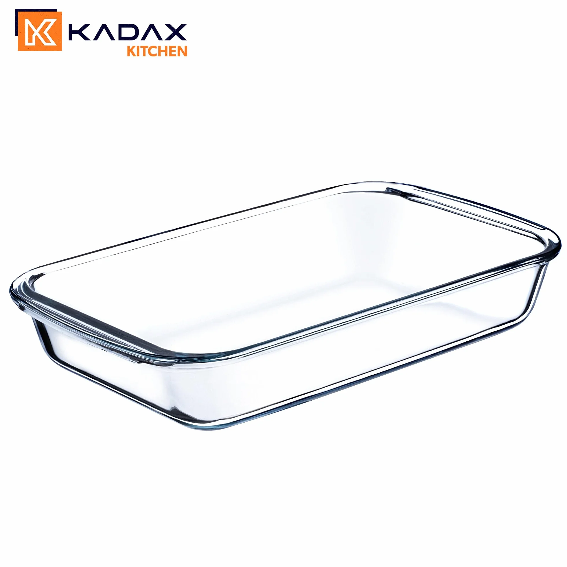 KADAX Prostokątne naczynie żaroodporne 1,5 l do zapiekanek lasagne ciast mięsa piekarnika zmywarki