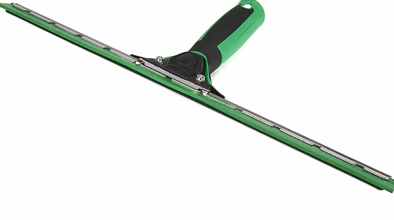 Unger AK011AUNGER ErgoTec zestaw startowy do czyszczenia okien 2 w 1 - rakla i rękaw do spryskiwacza z mikrofibry, zielony, 35 cm