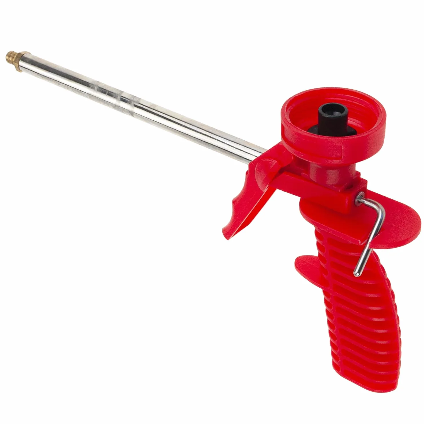 PISTOLET DO PIANKI Z METALOWA MONTAŻĄ Pistolet do pianki budowlanej, pistolet do pianki z metalową montażą, profesjonalna pistolet dozująca z ergonomicznym uchwytem z tworzywa sztucznego, do