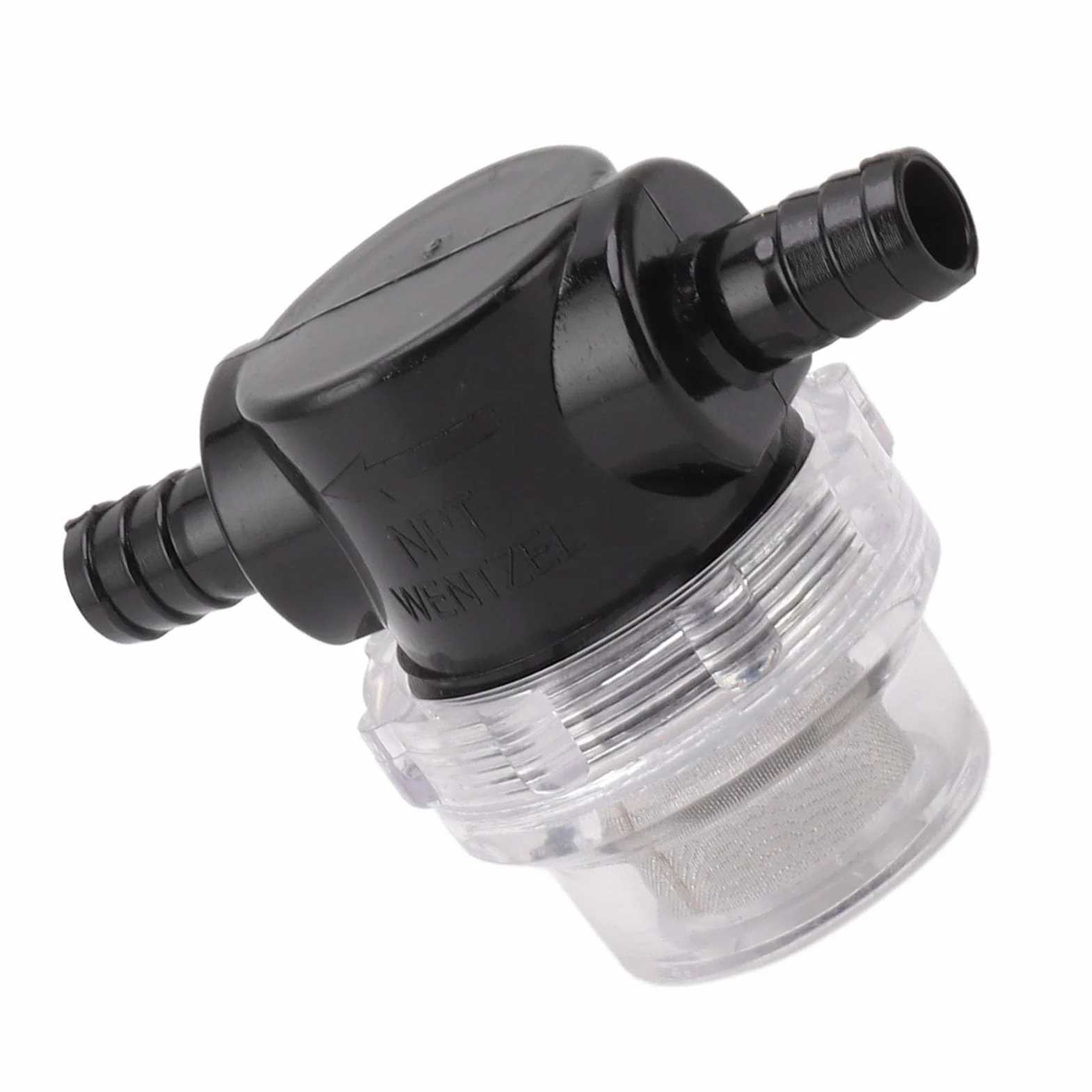 Haofy Sitko Pompy Wodnej 50 Mesh Stal Nierdzewna G1/4 Twist On – Filtr do Nawadniania z przezroczystą obudową Łatwe Monitorowanie i Zapobieganie Zatykaniu dla łodzi Morskich RV, Trawników i urządzeń