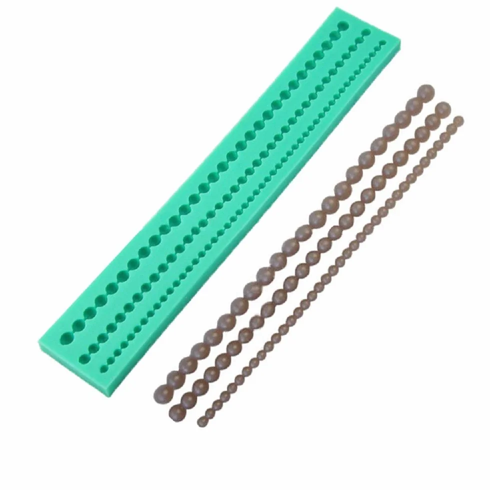 DIY silikonowy sznurek perłowy kremówka ciasto cukrowe ciasteczka pasta koralik deser koronka skradanie czekolada forma glina żel krzemionkowy forma dekorowanie narzędzia do pieczenia