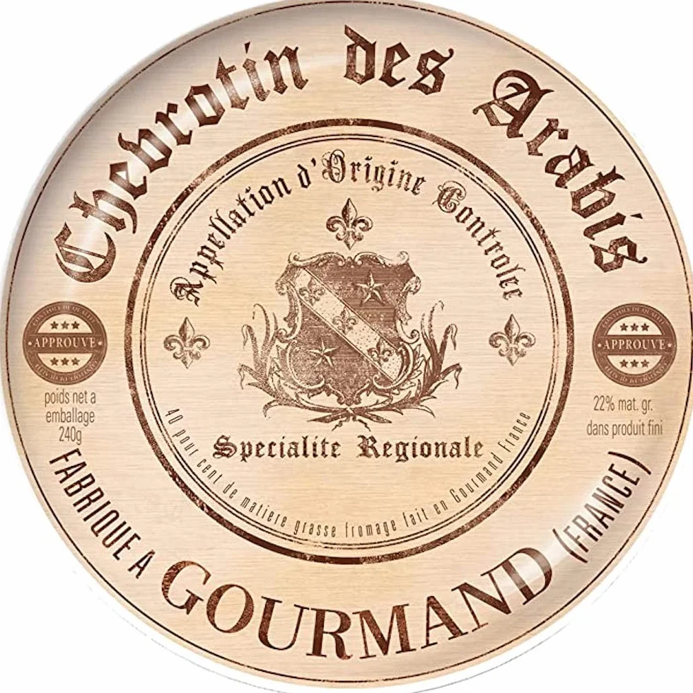 Artesà Zestaw 4 ceramicznych talerzyków, 19,1 cm (7,5 cala) „Gourmet Cheese”