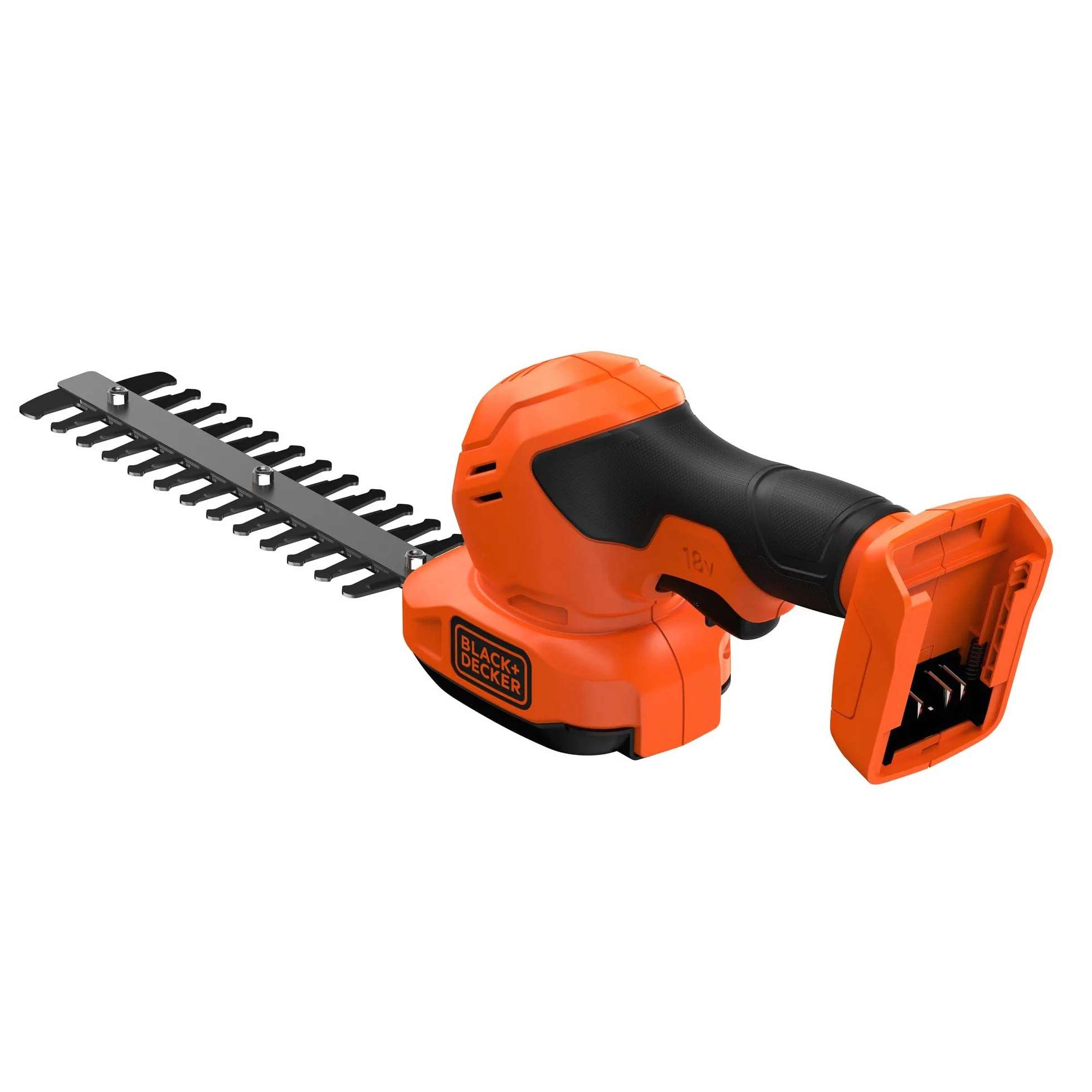 BLACK+DECKER nożyce do cięcia nożyc 18 V (jednostka bez baterii i ładowarki), pomarańczowy, czarny, BCSS18B-XJ