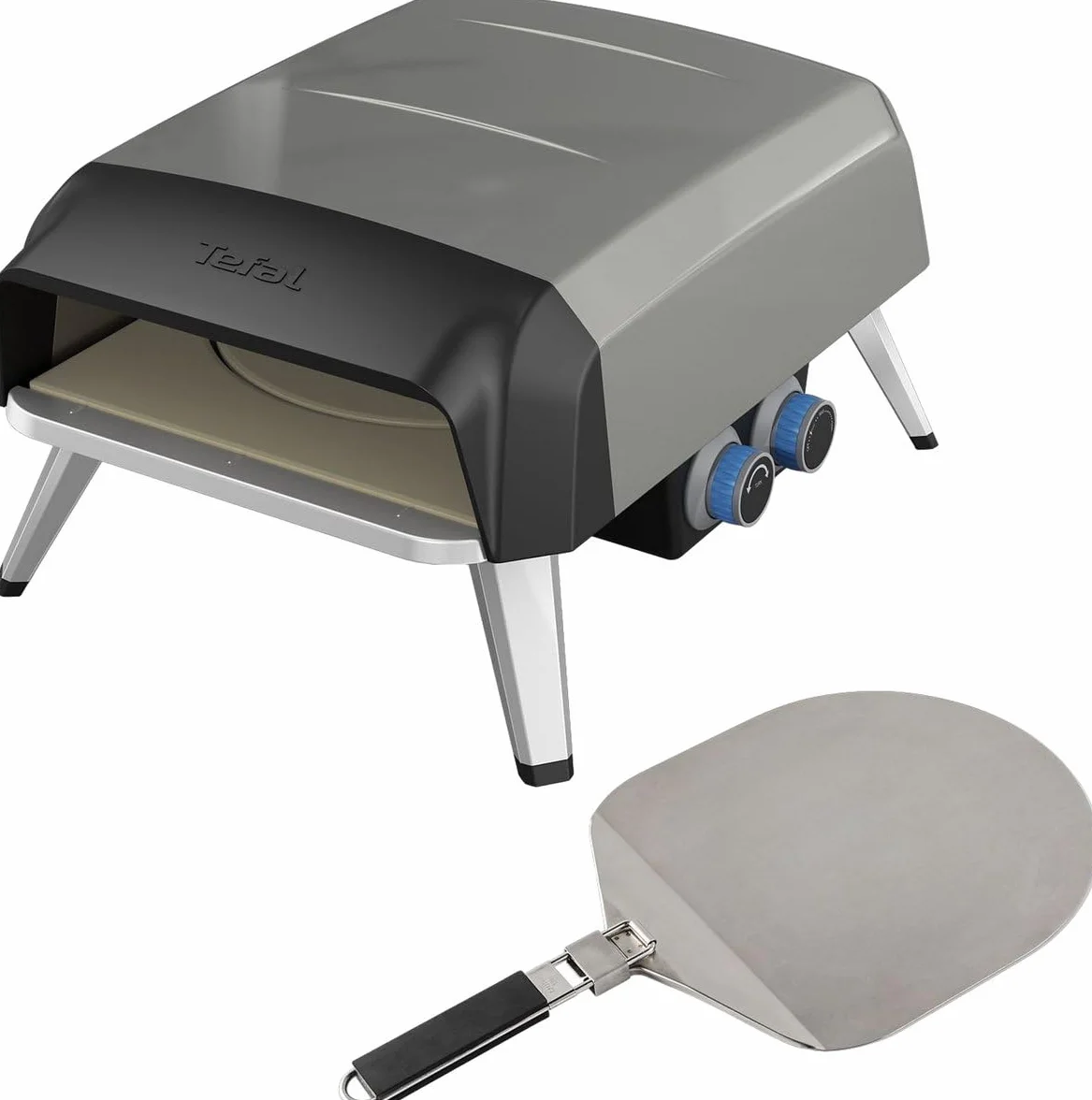 Tefal Pizza Pronto JM412010 piec do pizzy gazowy obrotowy 360°