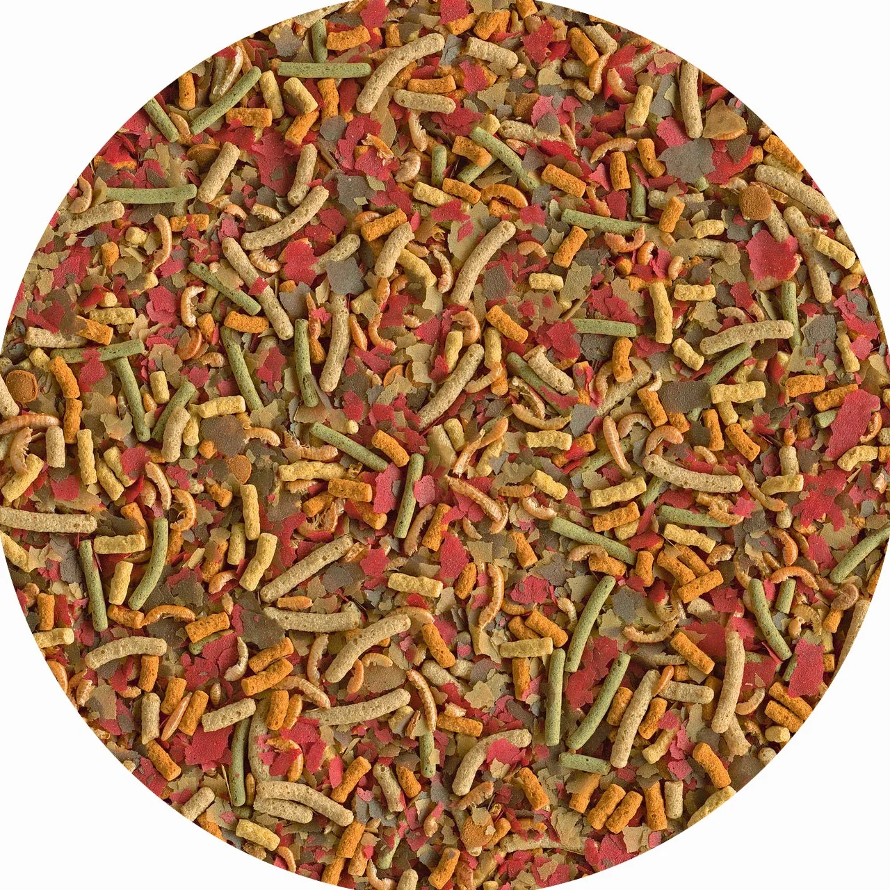 Tetra Pond Multi Mix – karma dla ryb do mieszanych stawów, zawiera cztery różne rodzaje karmy (karma dla płatków, pałeczki do karmy, gammarus, wafer), 7 litrów