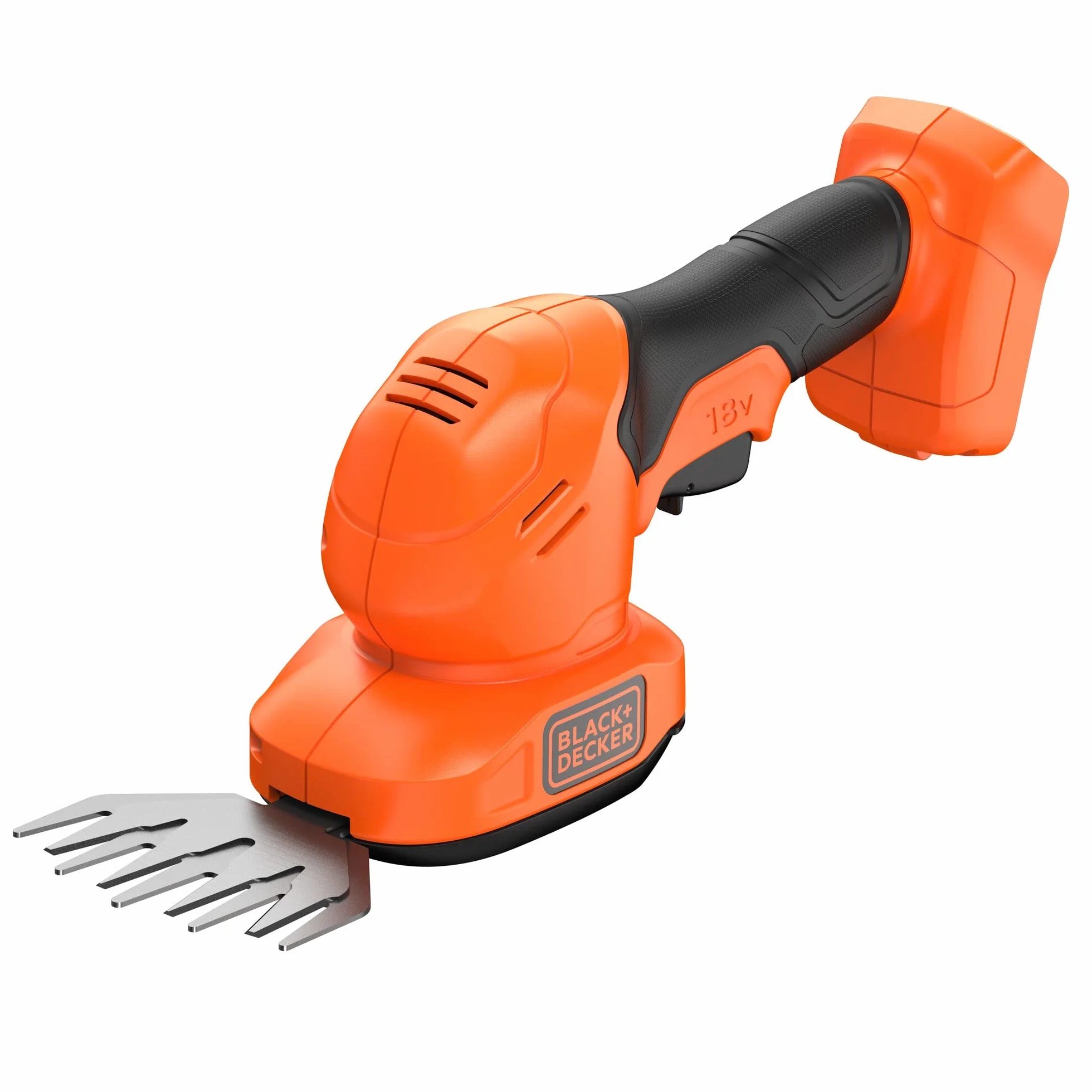 BLACK+DECKER nożyce do cięcia nożyc 18 V (jednostka bez baterii i ładowarki), pomarańczowy, czarny, BCSS18B-XJ