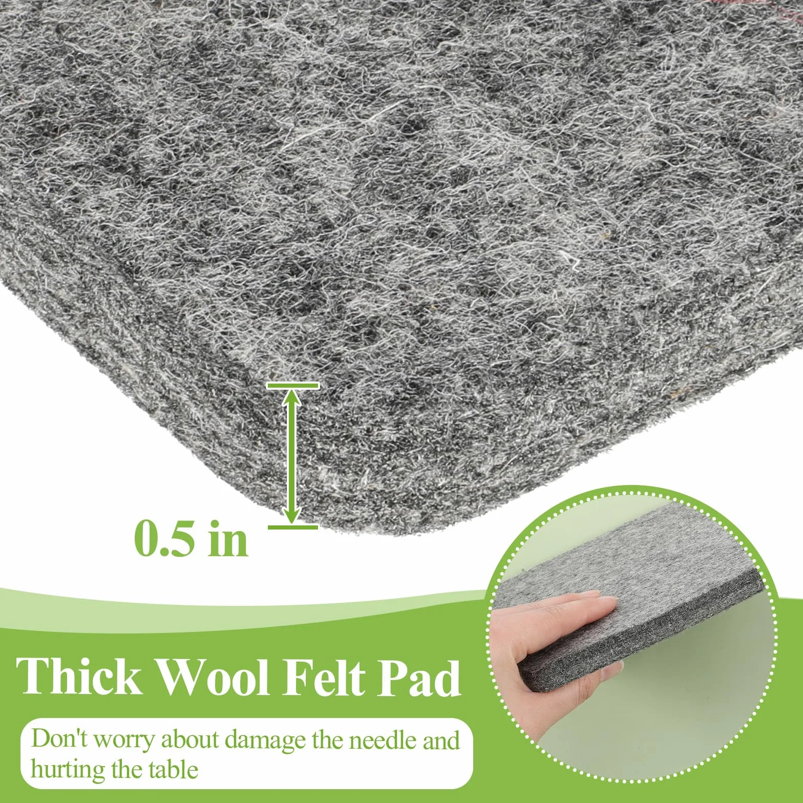Podkładka do filcowania igłowego, szara podkładka z gąbki, podkładki filcowe igłowane 20 x 20 cm do wszelkich materiałów do filcowania wełny