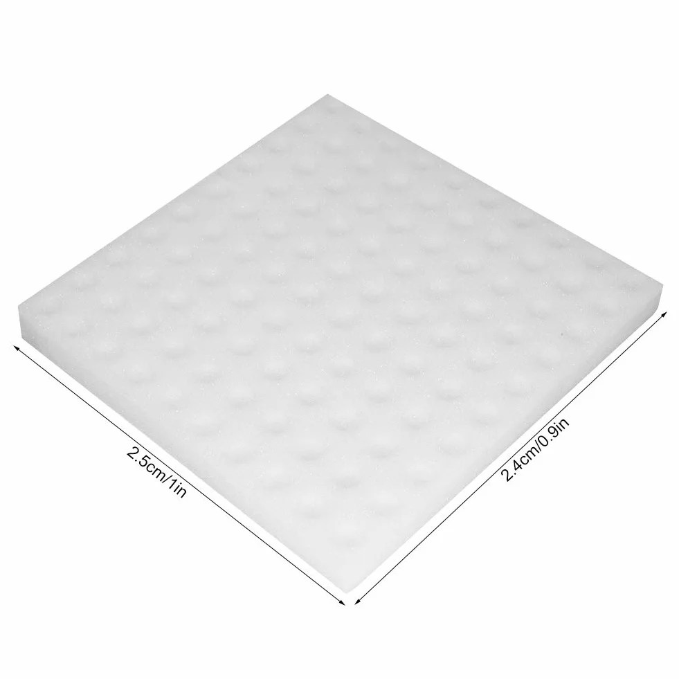 Gąbka Hydroponiczna, Biuzi 100pcs Narzędzie Do Plantacji Gąbki Hydroponicznej Kwadratowe Urządzenie Do Uprawy Bezgruntowej, Stosowane Do Małych Roślin Wzrostu Pąków Lub Nasion
