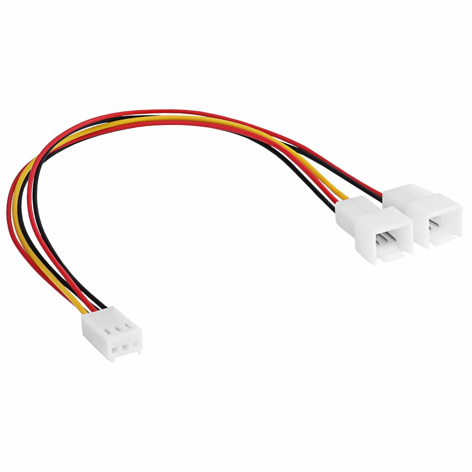 Adapter 3 pin na 2x 3-pin Akyga AK-CA-52 Rozdzielacz do wentylatorów kabel 15cm