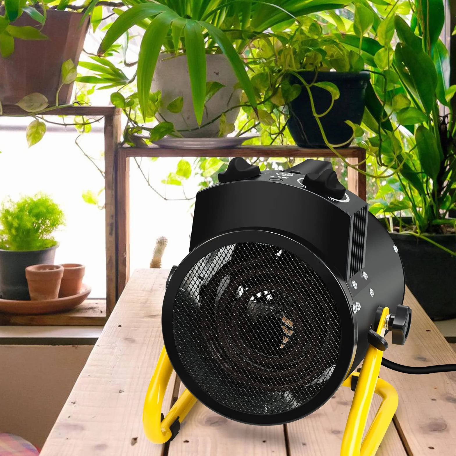 Jopassy Ochrona przed mrozem z termostatem, ochrona IPX4, ochrona przed wodą rozbryzgową, szybkie nagrzewanie, wielokrotna ochrona do szklarni, tarasu, ogrodu