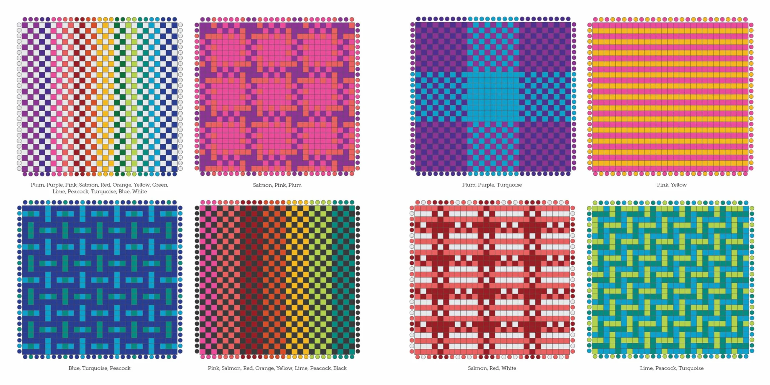 Potholder Loom Designs: 140 Colorful Patterns