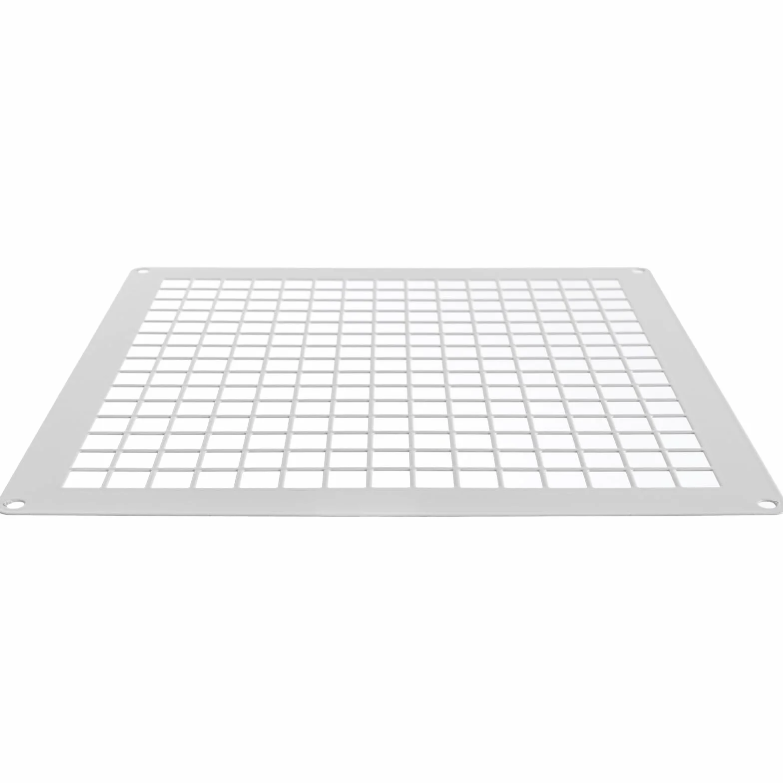 Repa Market 200 x 200 mm / 8" x 8" calowy Biała ocynkowana stal prostokątna Kratka wentylacyjna do przestrzeni pełzających - Ochrona wentylacji wejścia i wyjścia - Uniwersalna metalowa siatka do