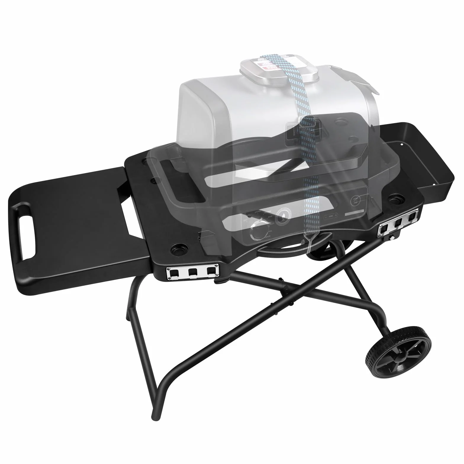 GFTIME Stojak do grilla Ninja Woodfire, składany wózek do grilla Ninja OG701, Traeger Ranger, do Pit Boss, Blackstone Griddle