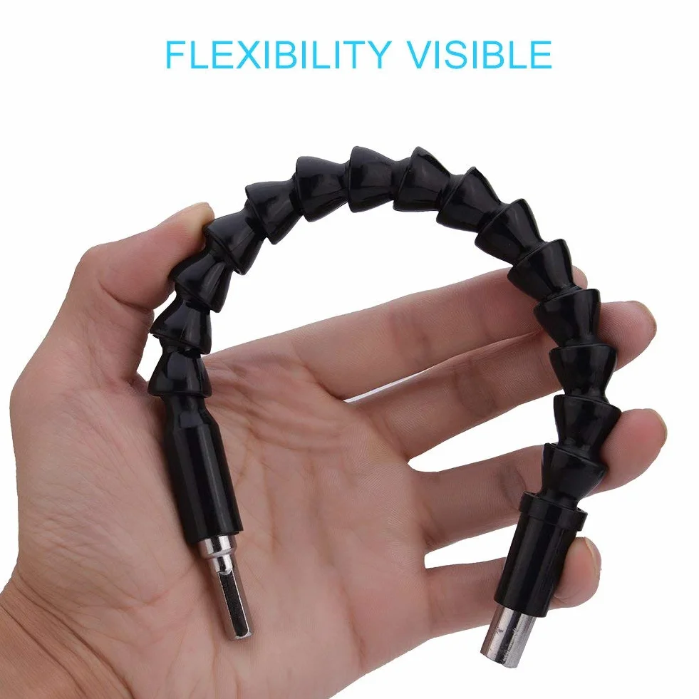 Yosoo Elastyczny przedłużający uchwyt na wiertła z magnetyczną końcówką wału napędowego do szybkiego łączenia