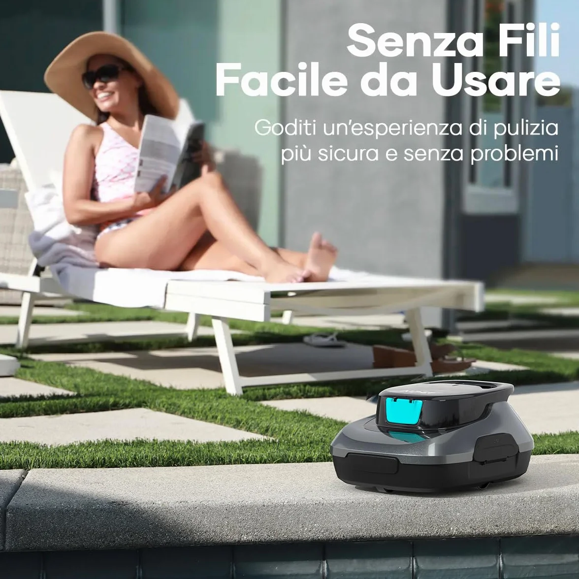 Aiper Scuba SE M3 Piscina Limpiafondos 90 min autonomia szary