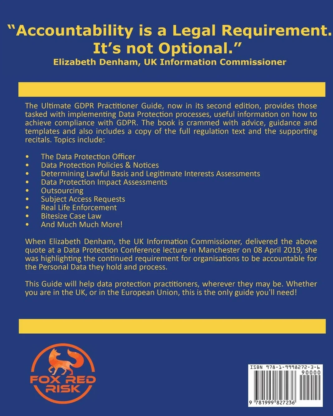 Ultimate GDPR Practitioner Guide (2nd Edition): Demystifying Privacy & Data Protection
