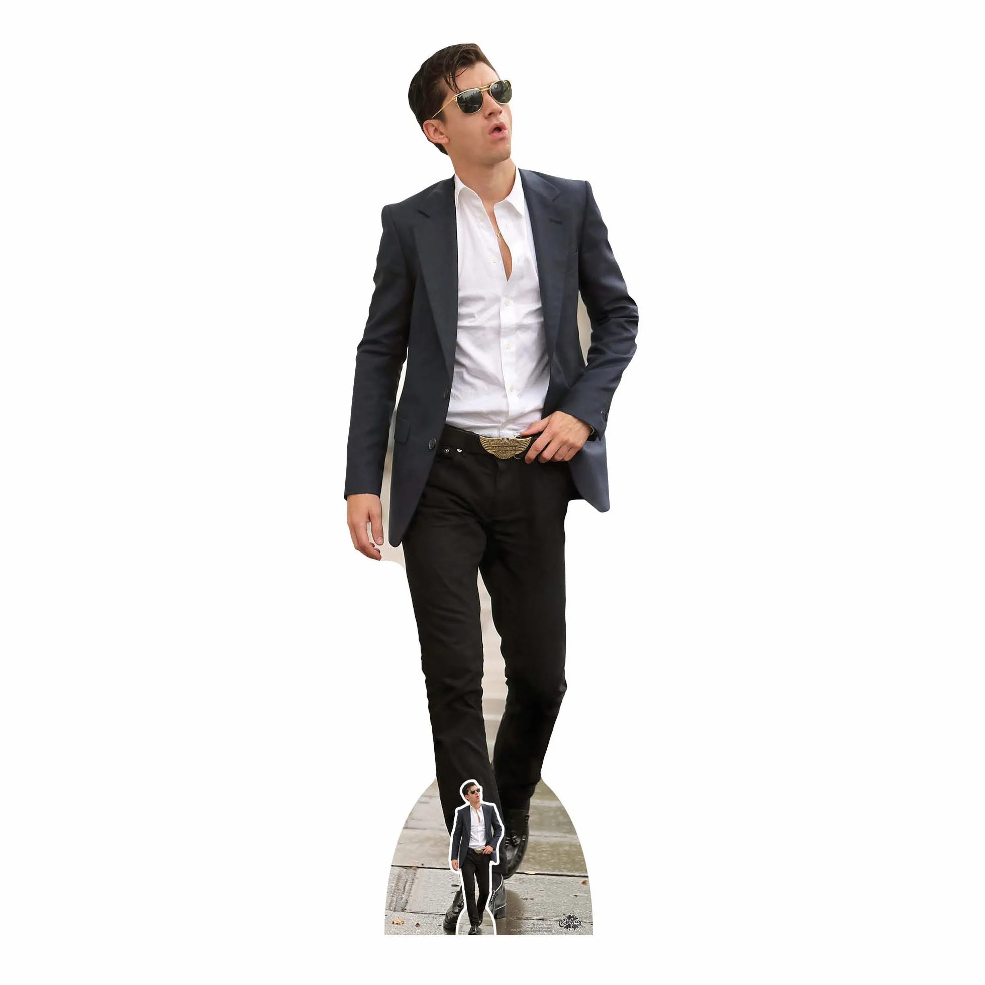 STAR CUTOUTS CS945 Alex Turner Lifesize kartonowe wycięcie z bezpłatnym mini, regularne