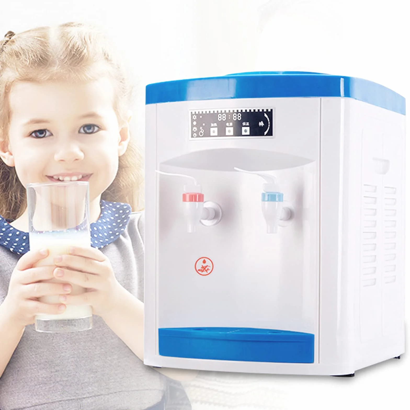 550 W dystrybutor ciepłej i zimnej wody, natychmiastowy dozownik wody do ciepłej i schłodzonej wody, 4,5-18,9 l, szybkie nagrzewanie, łatwy do czyszczenia, nadaje się do użytku w biurze domu