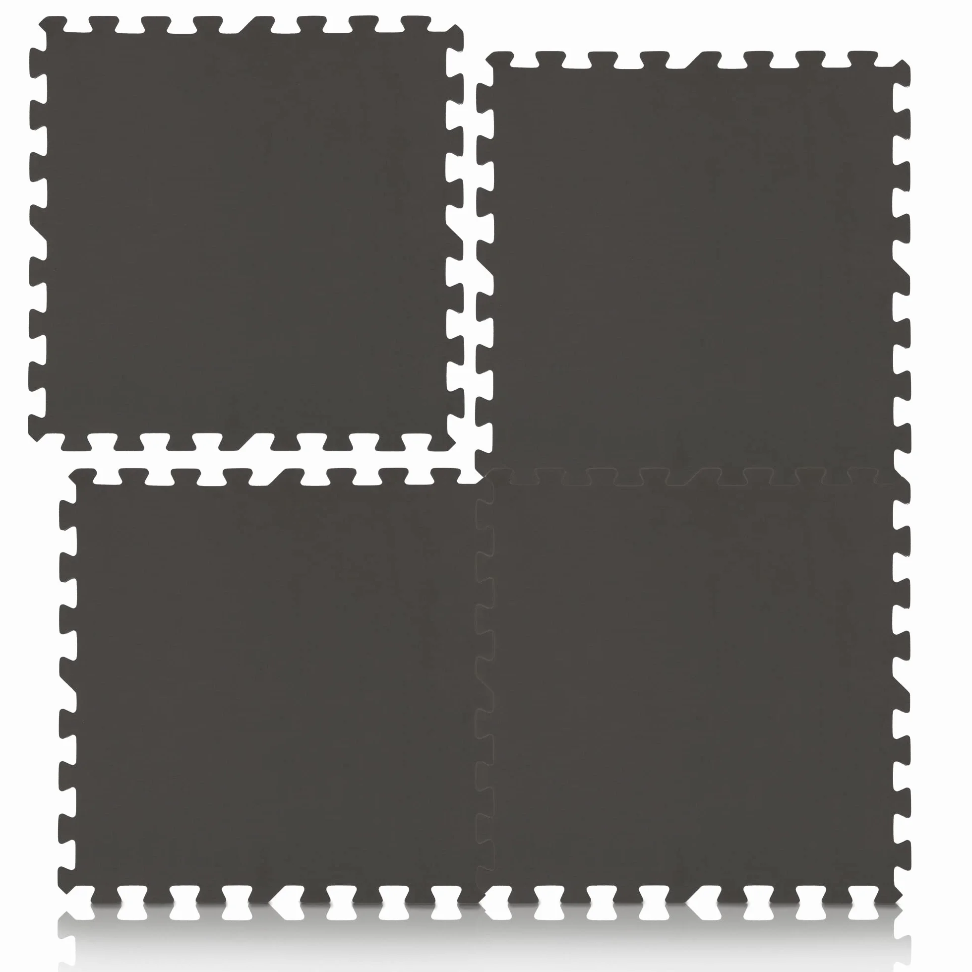 Bestlivings Mata ochronna do basenu (antracytowa), podkładka do ochrony basenu, 16 sztuk (50 x 50 x 0,4 cm), 4 m², wytrzymały system wtykowy